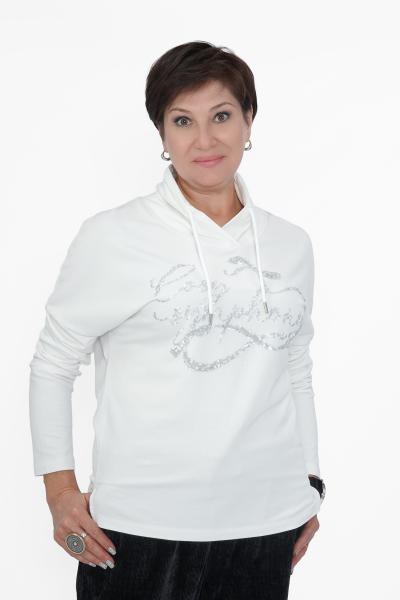 Свитшот белый пайэтки Кофты