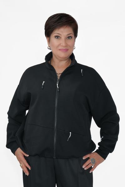 Свитшот черный бел. соб. на мол.