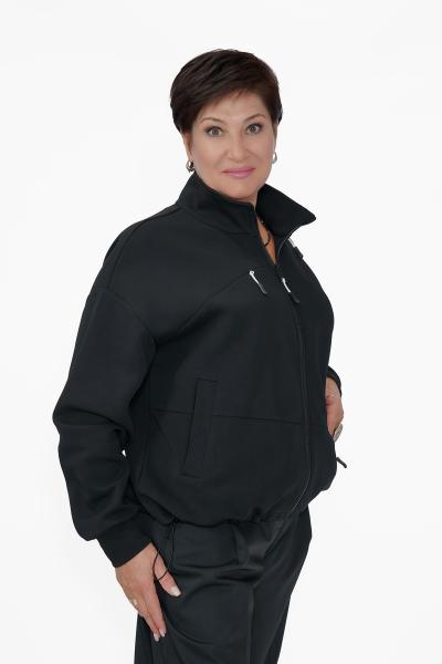 Свитшот черный бел. соб. на мол.