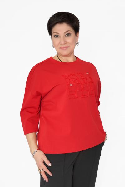 Свитшот красный буквы