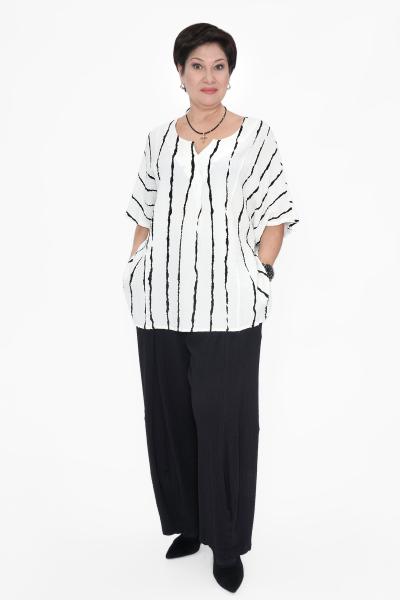 Туника жатка полоска ч/б