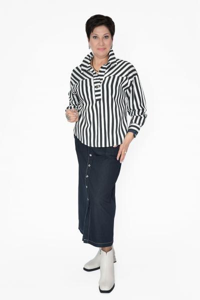 Юбка т.синяя джинса клепки